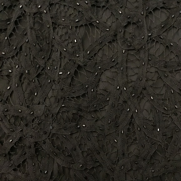 Etoile Evening Collection Crochet Mini Dress 100% Rayon Size M - Picture 9 of 14